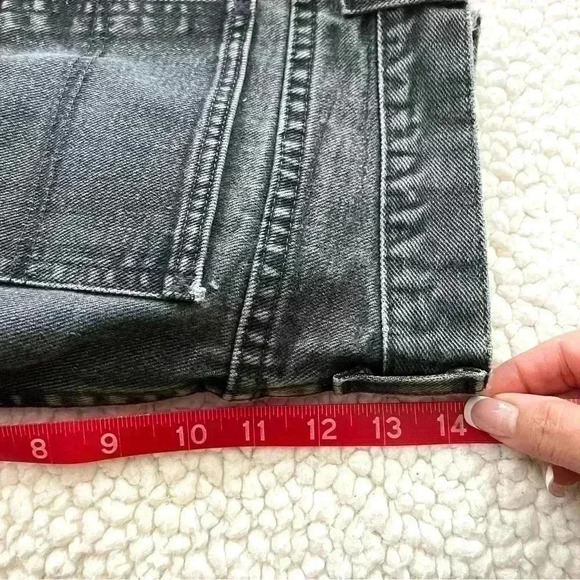 Vintage Lee Denim Riders Faded Black Super High Waist 100% Cotton Taper Mom Jean - Picture 15 of 15